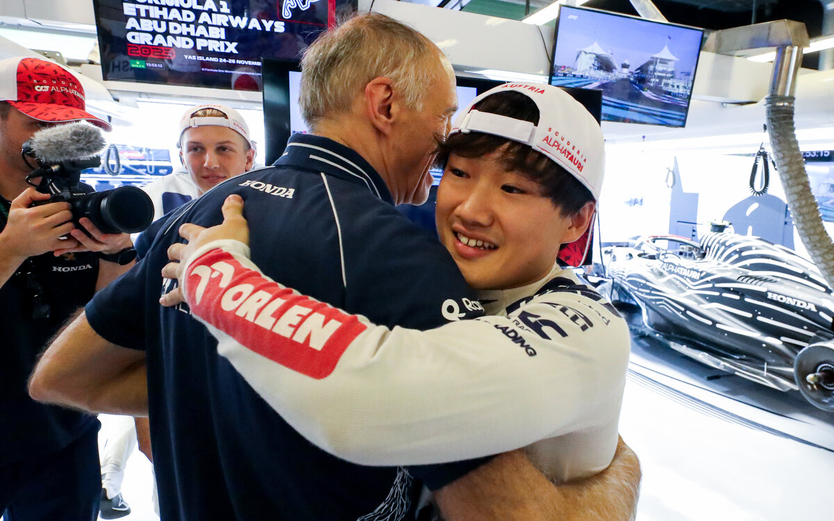 Franz Tost a Júki Cunoda