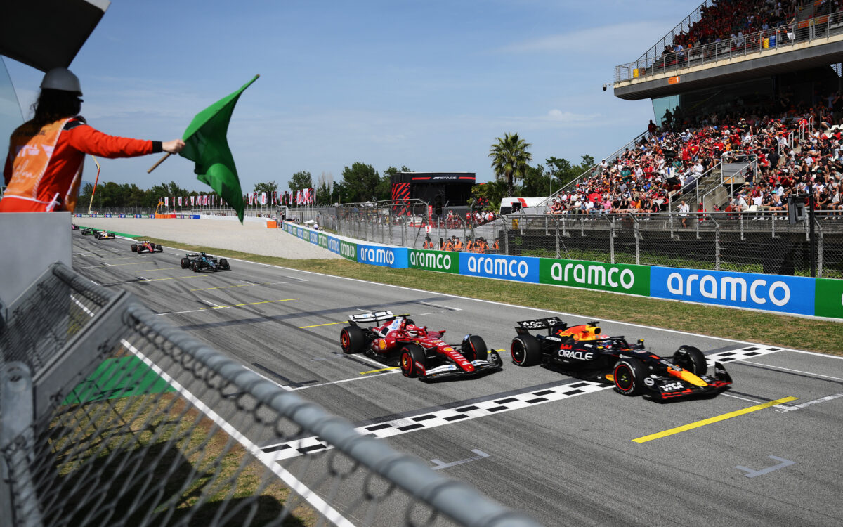 Charles Leclerc a Max Verstappen