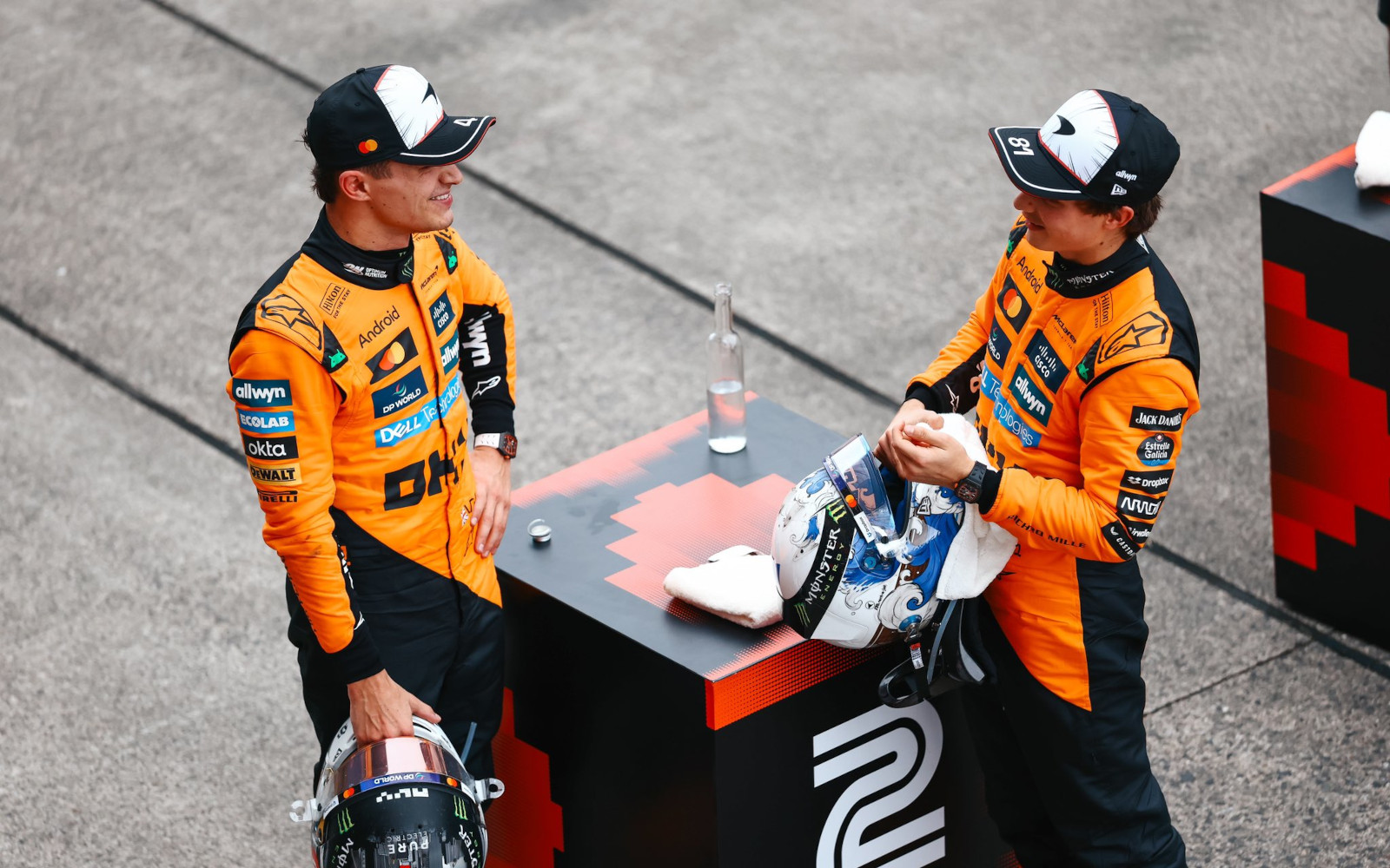 Lando Norris a Oscar Piastri