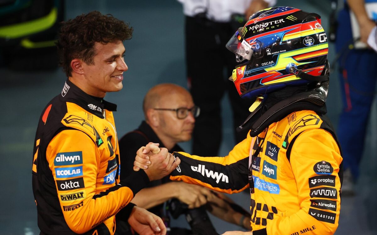 Lando Norris a Oscar Piastri