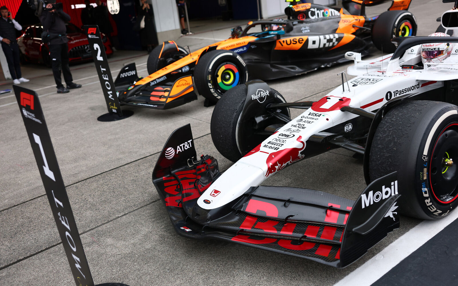 Max Verstappen a Lando Norris