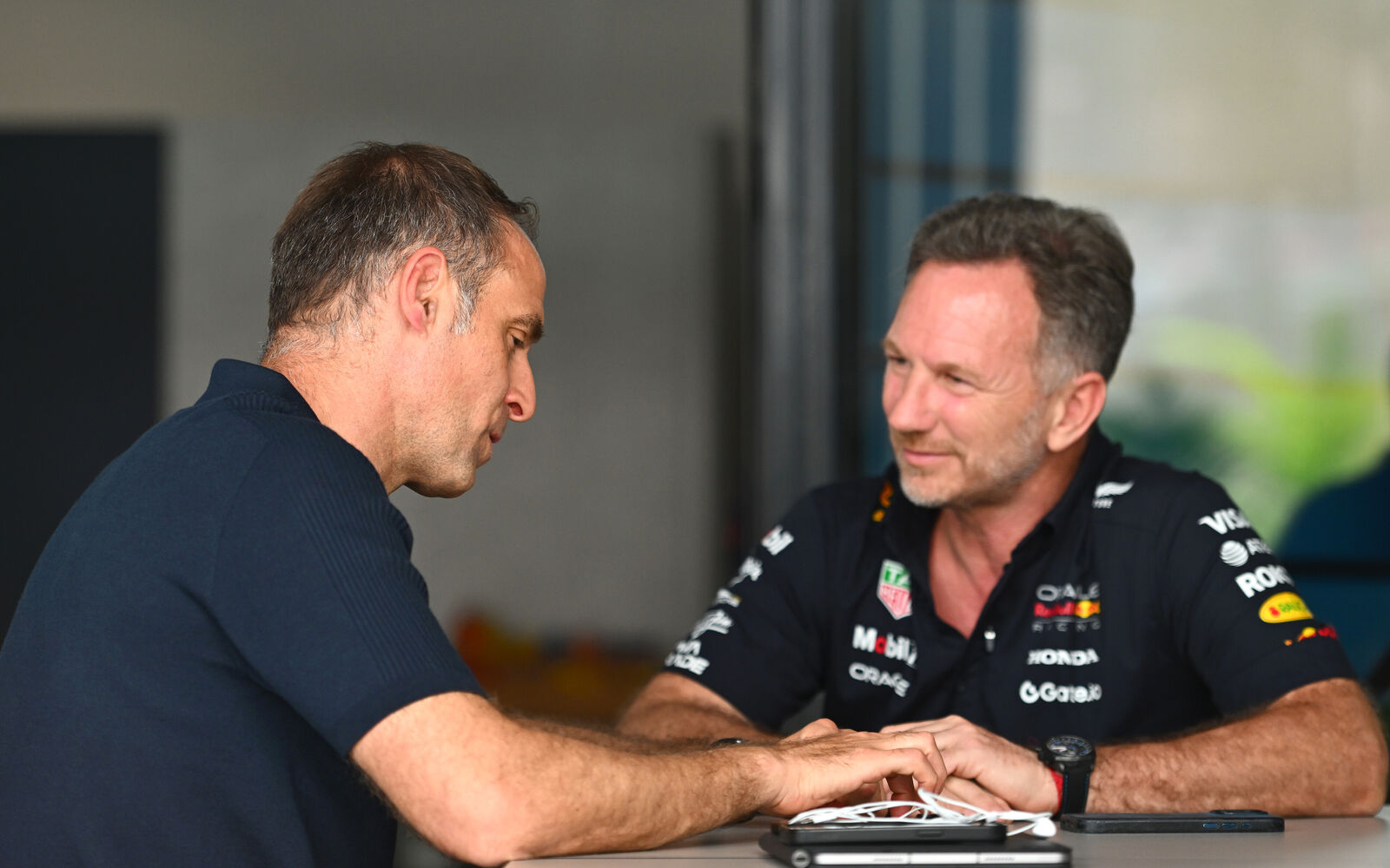 Oliver Mitzlaff a Christian Horner
