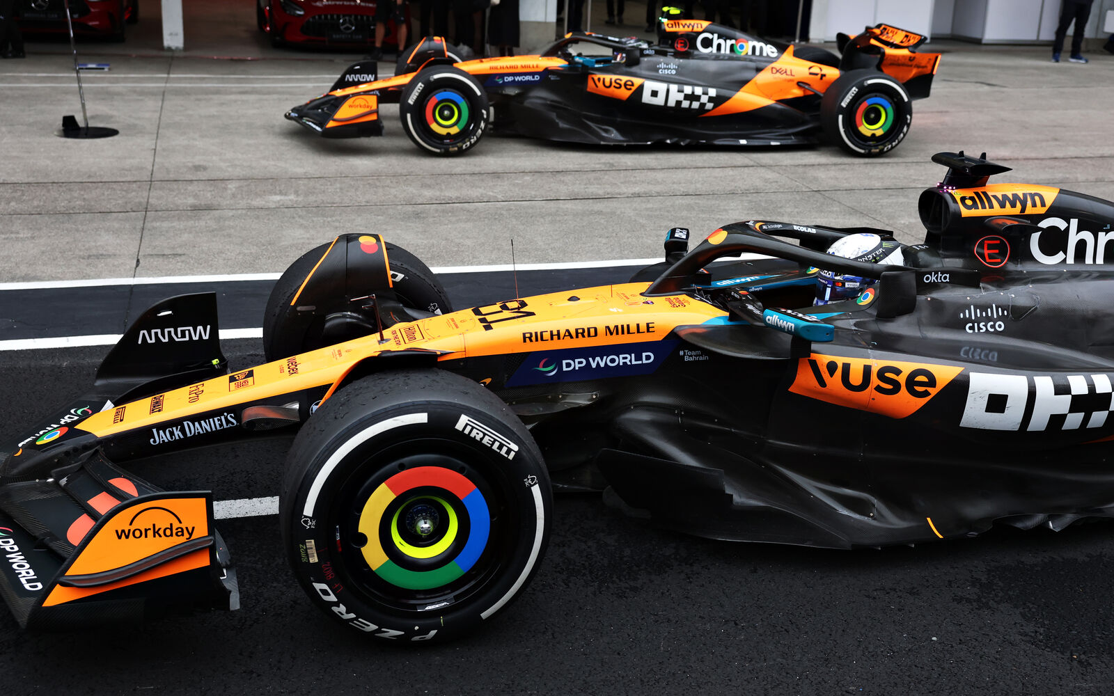 Lando Norris a Oscar Piastri