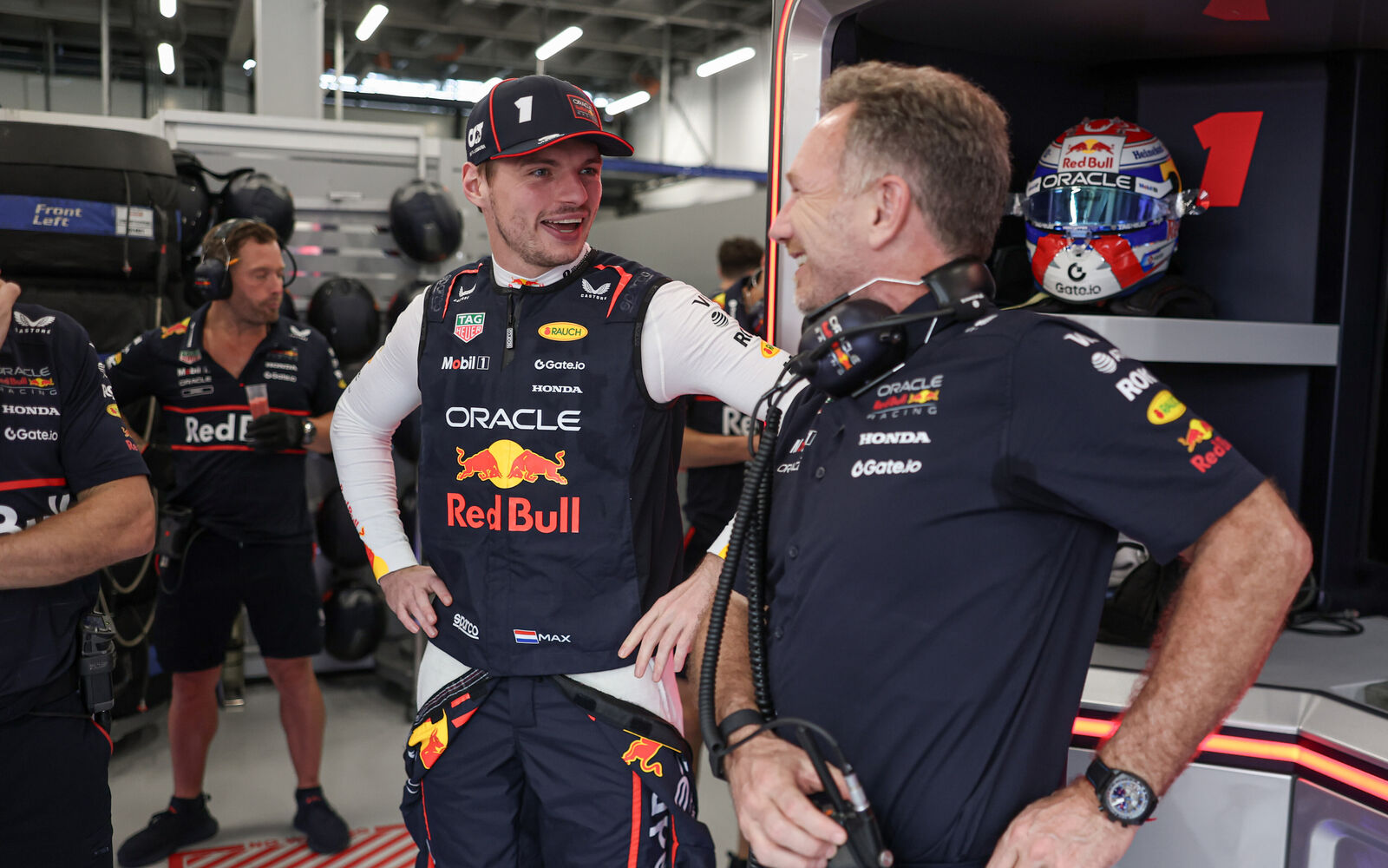 Max Verstappen a Christian Horner