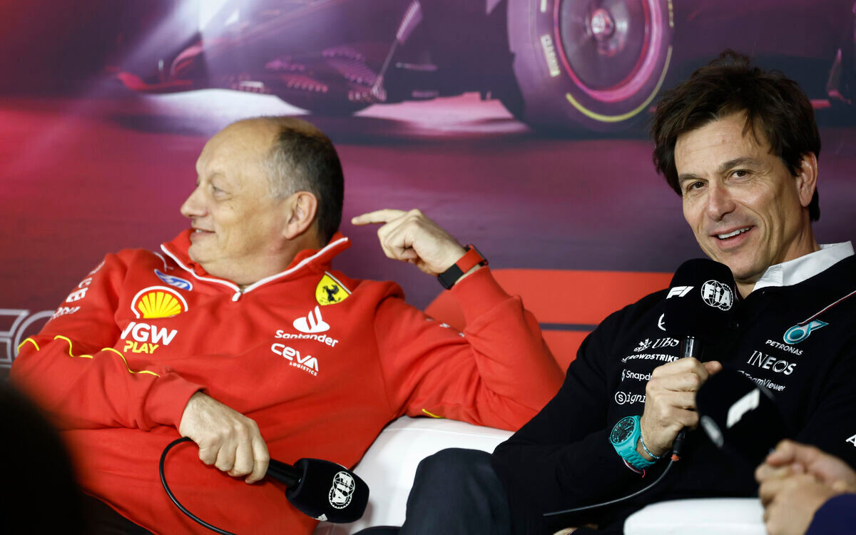 Toto Wolff a Fred Vasseur