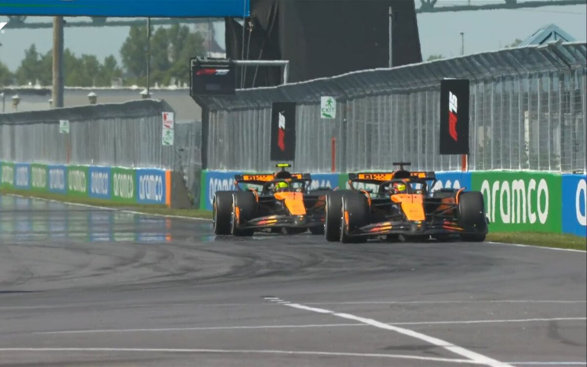 Oscar Piastri a Lando Norris